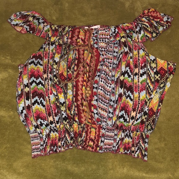 Printed crop top - Picture 1 of 2